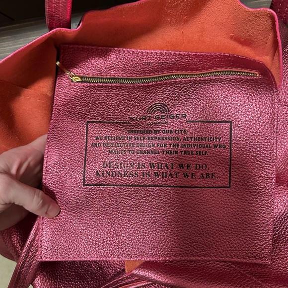 Kurt Geiger hot pink purse - Picture 2 of 3